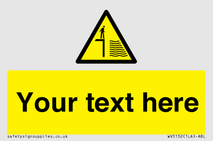 Custom Deep Water Sign